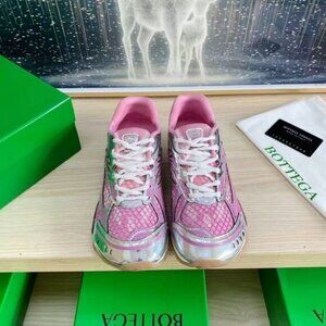 Authentic Bottega Veneta Women’s Pink Sneakers